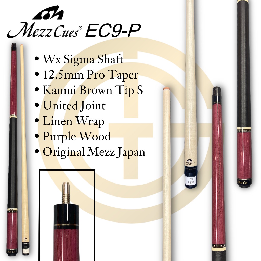 Mezz Cue EC9-P Stick Play Billiard