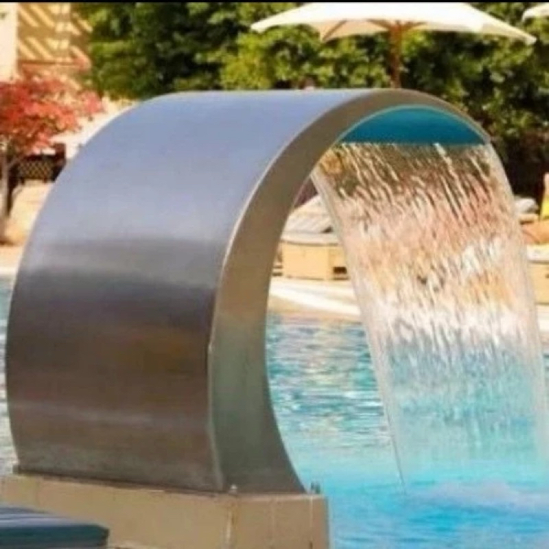 Waterfall kolam renang Air Mancur Waterpall Kolam Renang