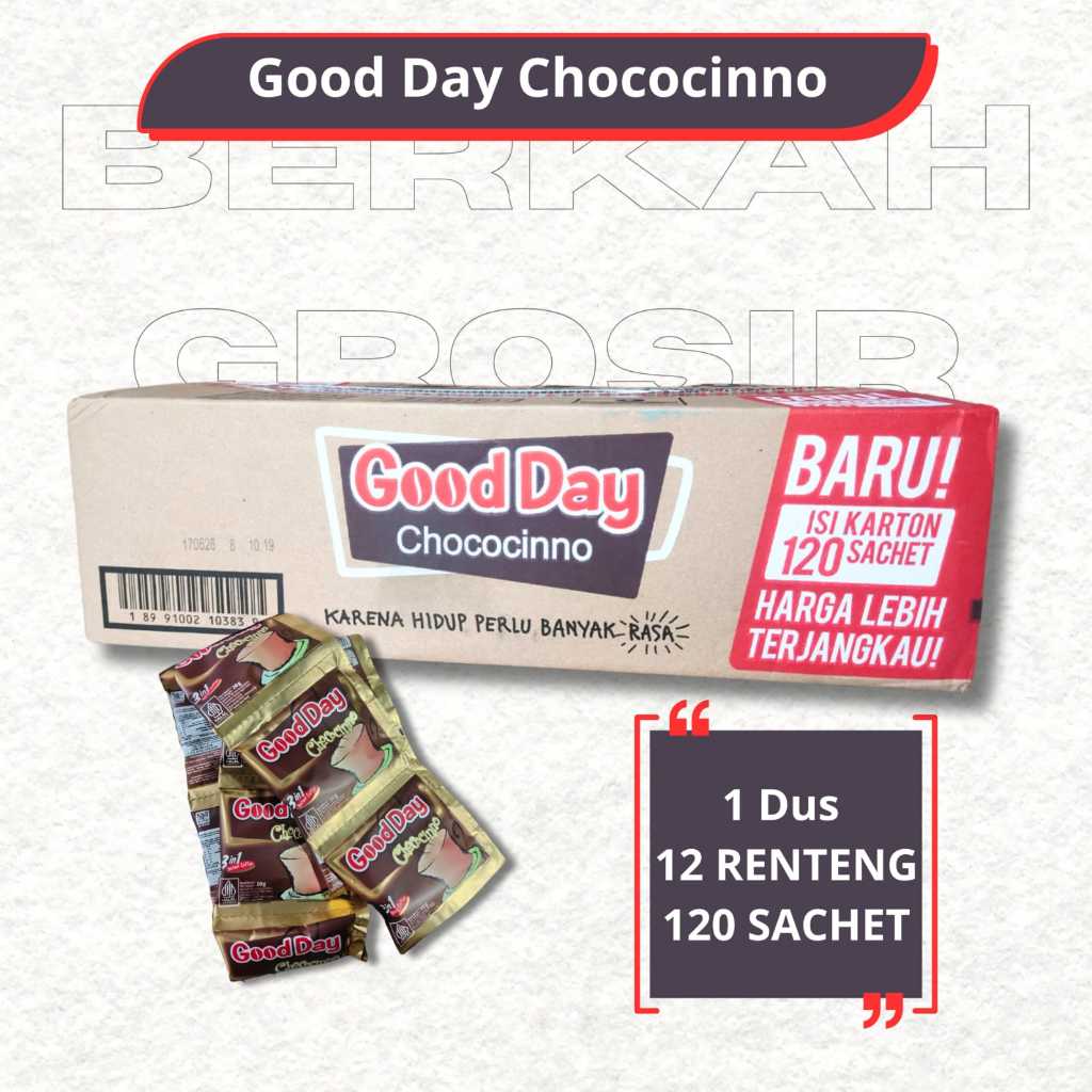 Good Day Kopi Good Day Chococinno 1 dus 120 Sachet