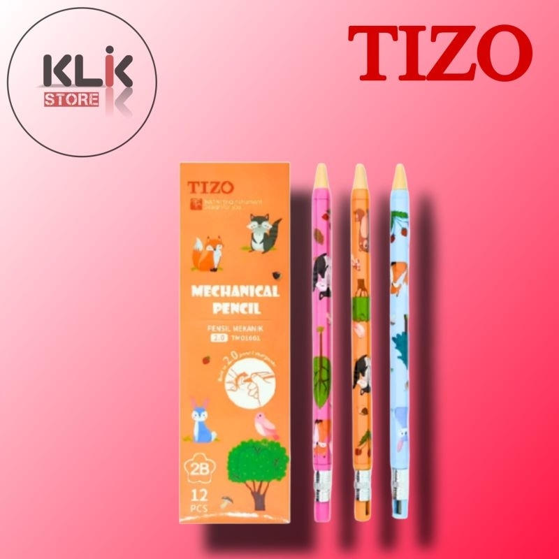 

Pensil Mekanik Cetekan Tizo 2.0 / Mechanical Pencil 2.0 2B Tizo TM01661