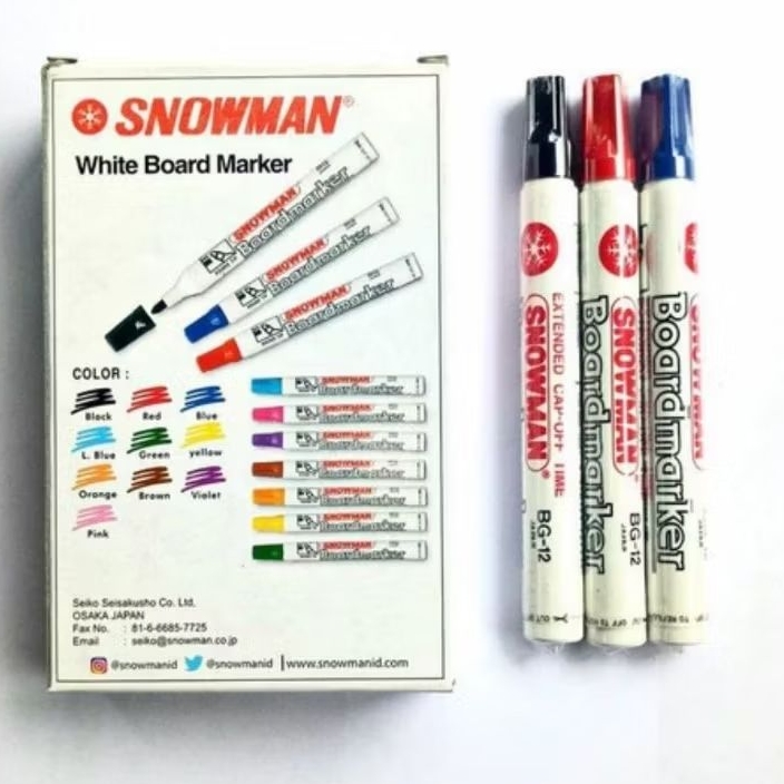 

Spidol White Board Snowman