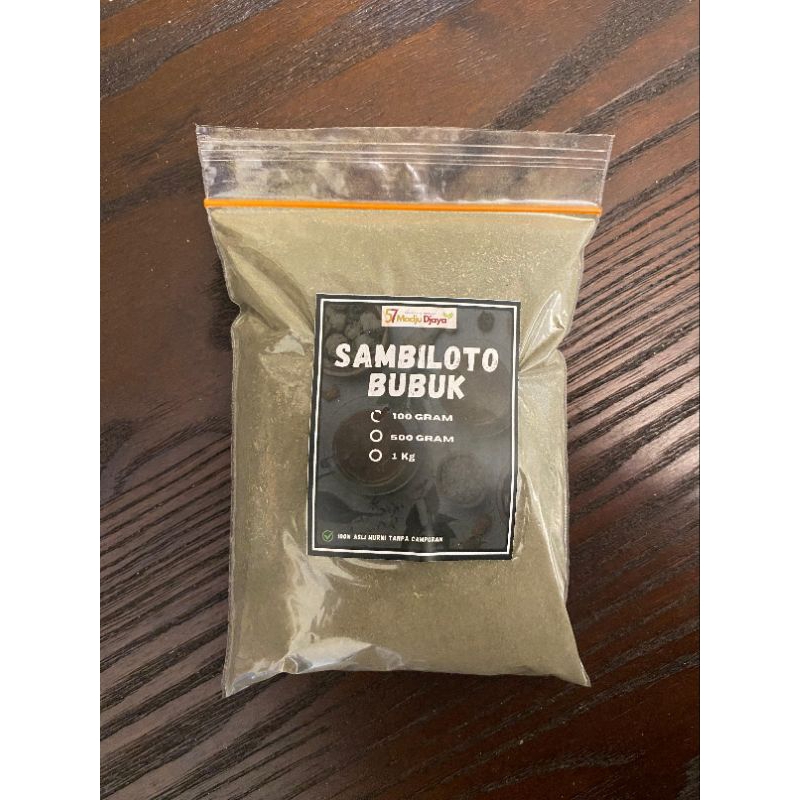 

Sambiloto / Sambiroto bubuk 100 gram murni tanpa campuran