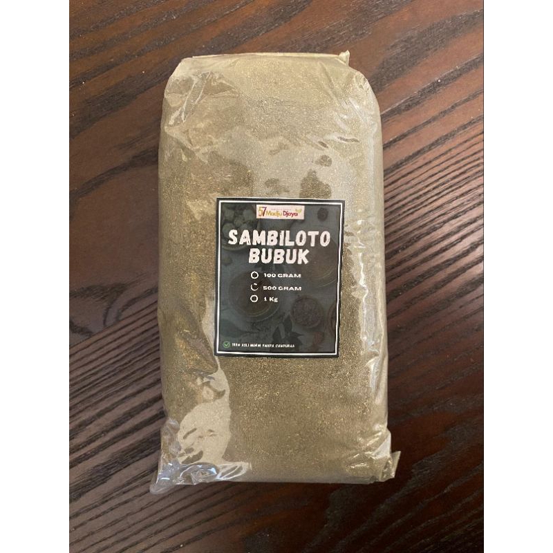 

Sambiloto / Sambiroto bubuk 500 gram murni tanpa campuran