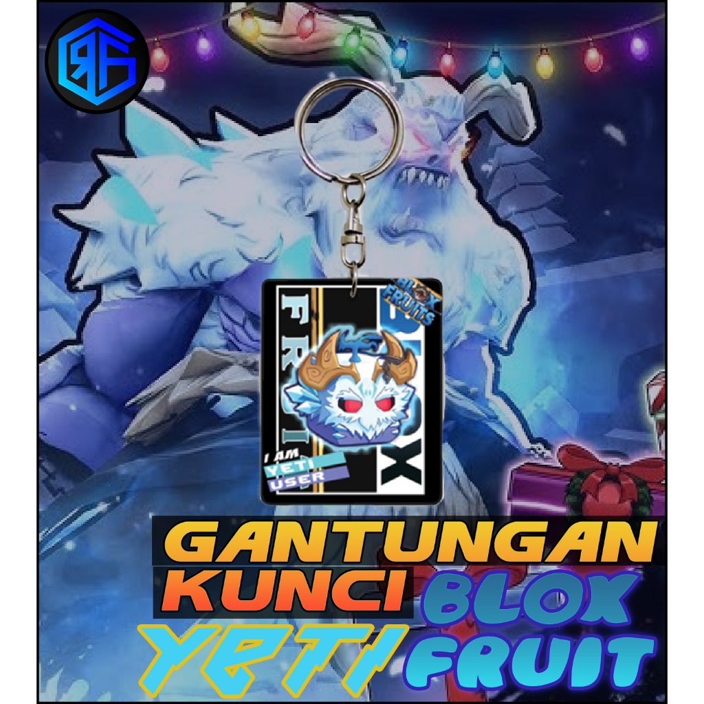 Gantungan Kunci  (Keychain) Roblox Blox Fruit Yeti