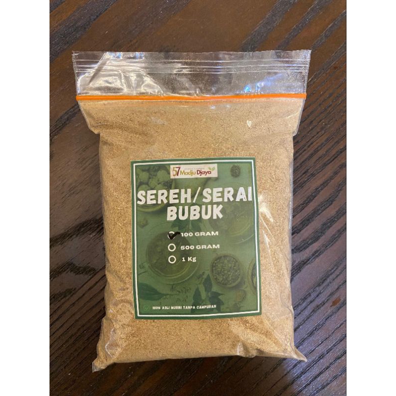 

Sereh / Serai bubuk 100 gram murni tanpa campuran