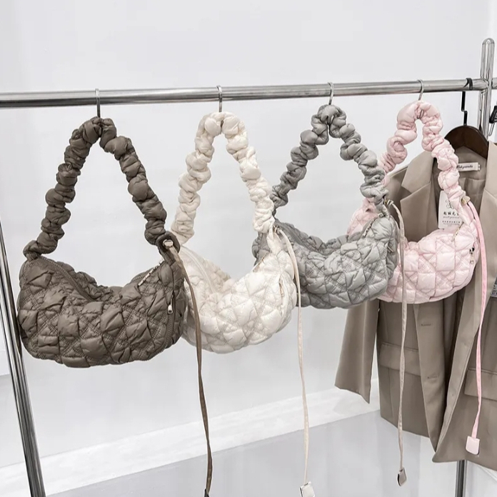 Puffy Bag VERLYN Shoulder Bag & Tas Selempang Cute Sling Bag Korea Bubble Aesthetic Stylish Fluffy
