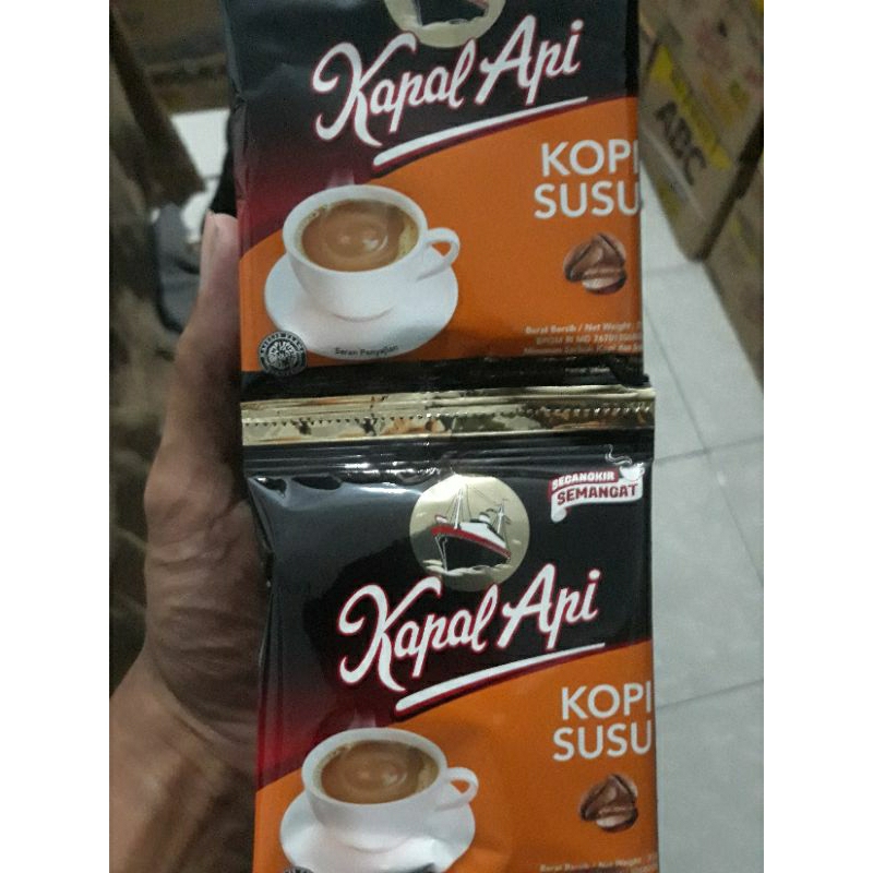 

Kapal Api Kopi Susu Rentengan Isi 10 Sachet