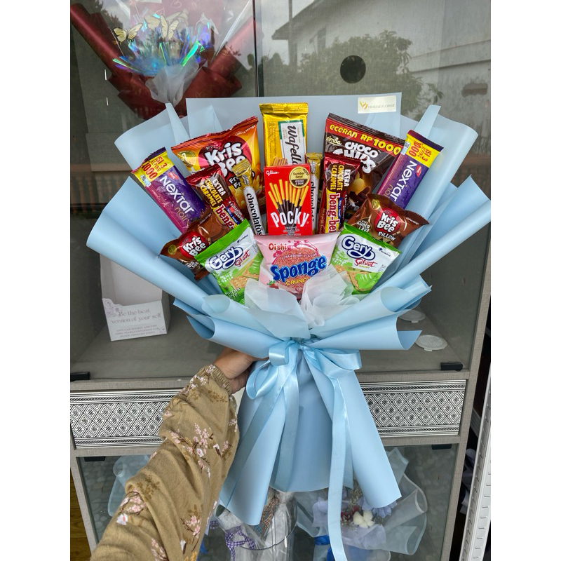 

buket snack mix pocky M