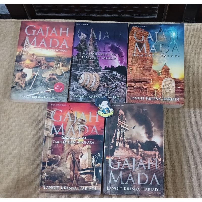 Novel Gajah Mada Langit Kresna Hariadi Full Set