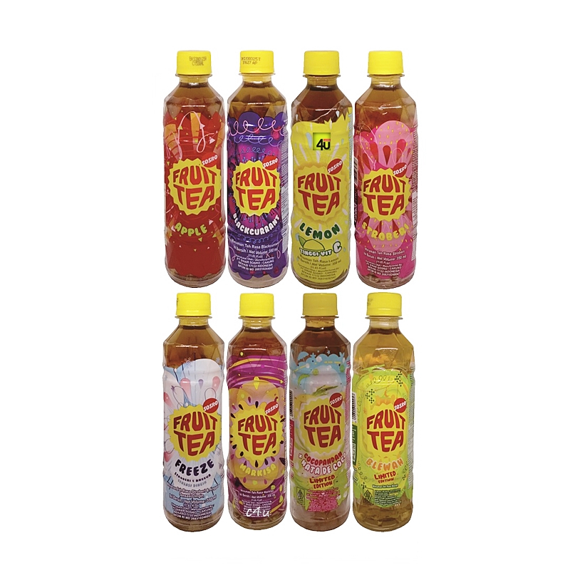 

Sosro FRUIT TEA - Minuman Teh Rasa Buah - 350ml BOTOL