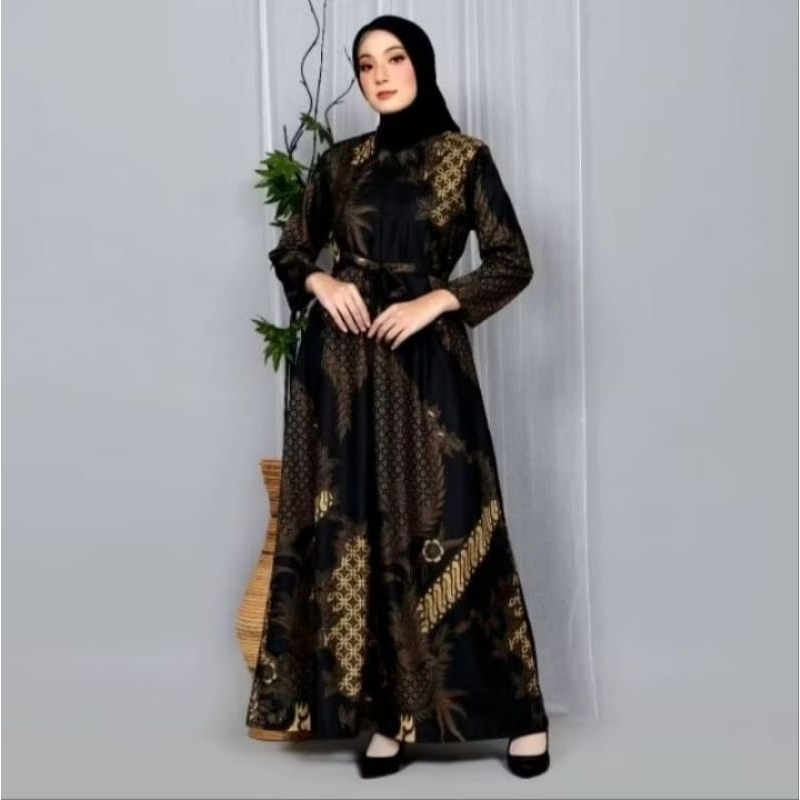 GSMIS BATIK KONDANGAN/DRES ABAYA SYAR'I/GAMIS MOTIF TERBARU