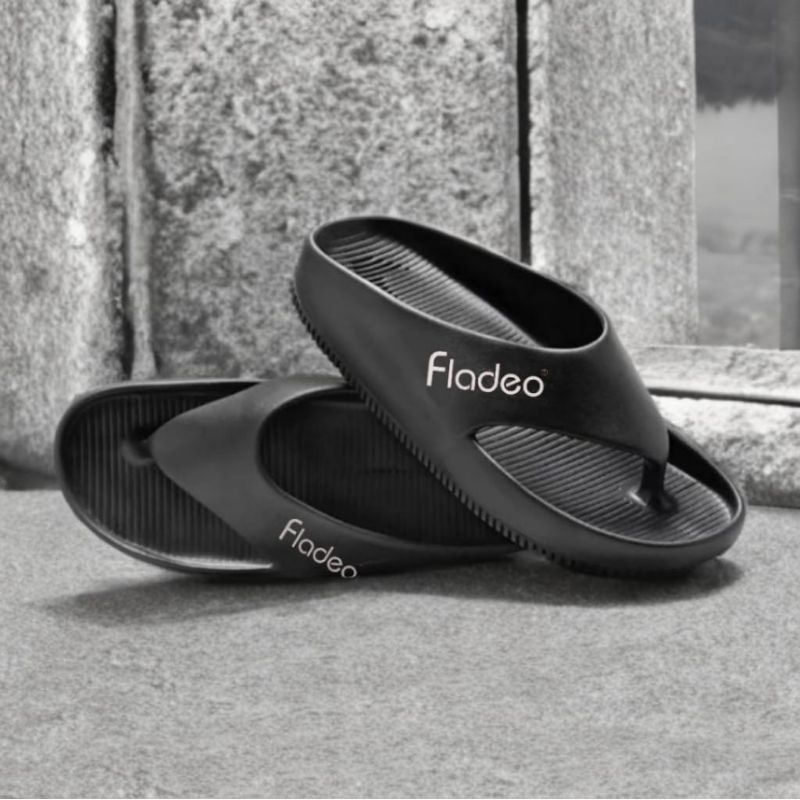 sandal jepit fladeo pria-wanita full karet sandal jepit empuk lentur