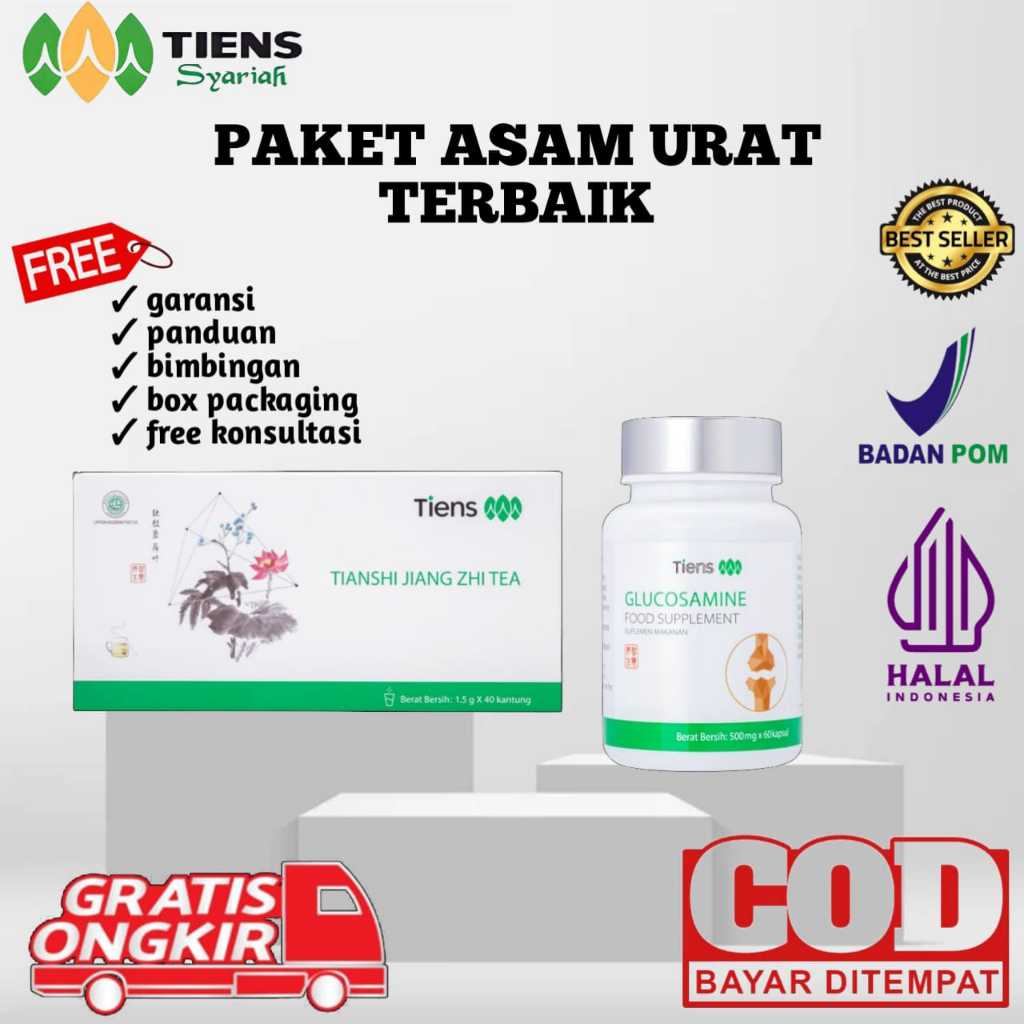 Paket Produk Tiens Untuk Asam Urat Kolesterol Darah Tinggi Hipertensi Herbal Halal Bpom