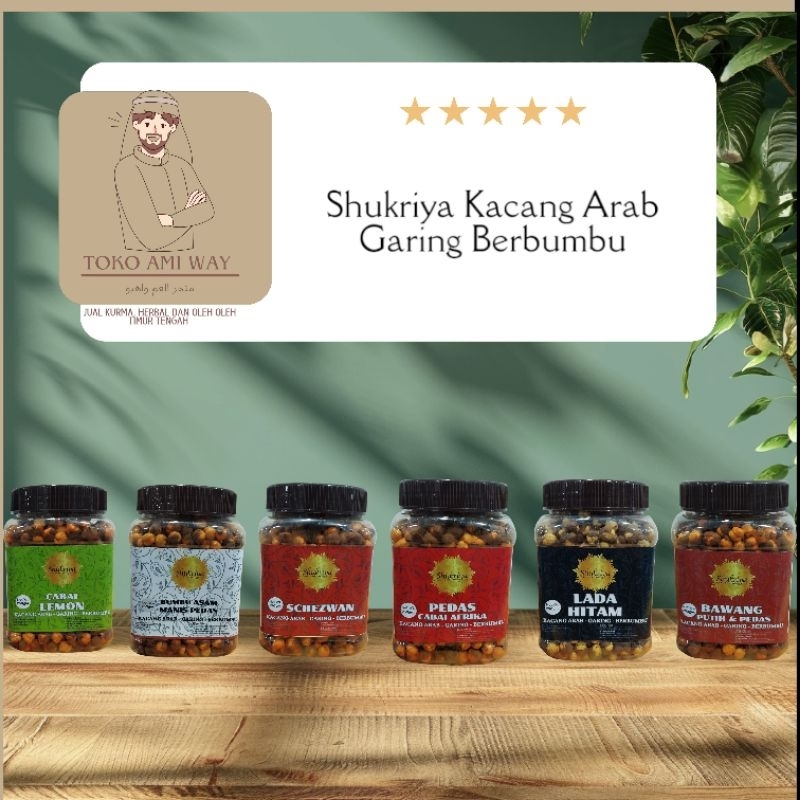 

Shukriya Kacang Arab Garing Berbumbu