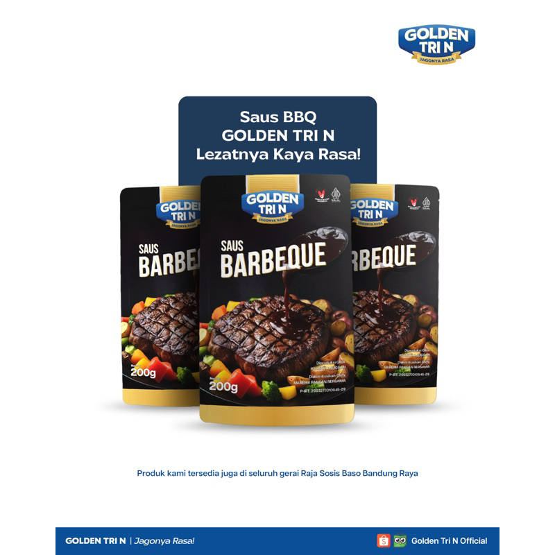 

Saus Barbeque Golden Tri N (200g)