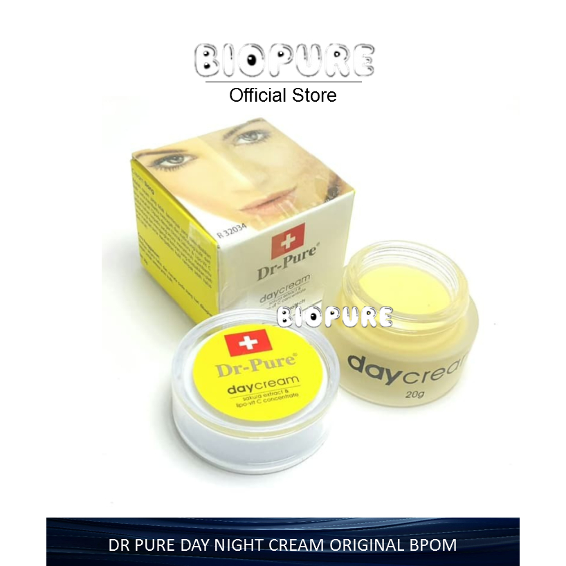 DR PURE DAY NIGHT CREAM ORIGINAL BPOM - CREAM SIANG MALAM DR PURE - DAY CREAM