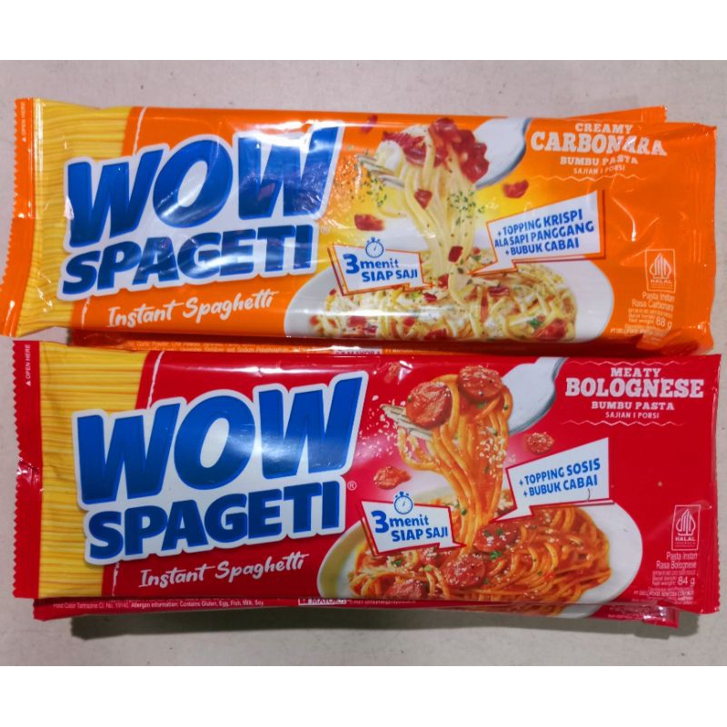 

Wow Spageti 1 Bungkus Isi @88g