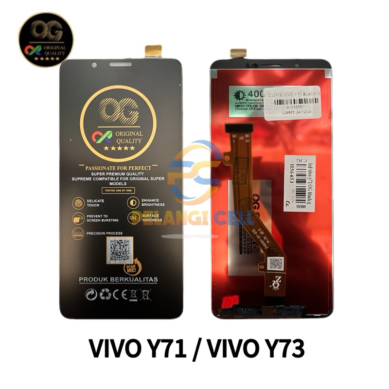 LCD PLUS TOUCHSCREEN VIVO Y71 1724 / VIVO Y73 FULLSET DENGAN LAYAR SENTUH ORIGINAL MEETOO /OG SUPER