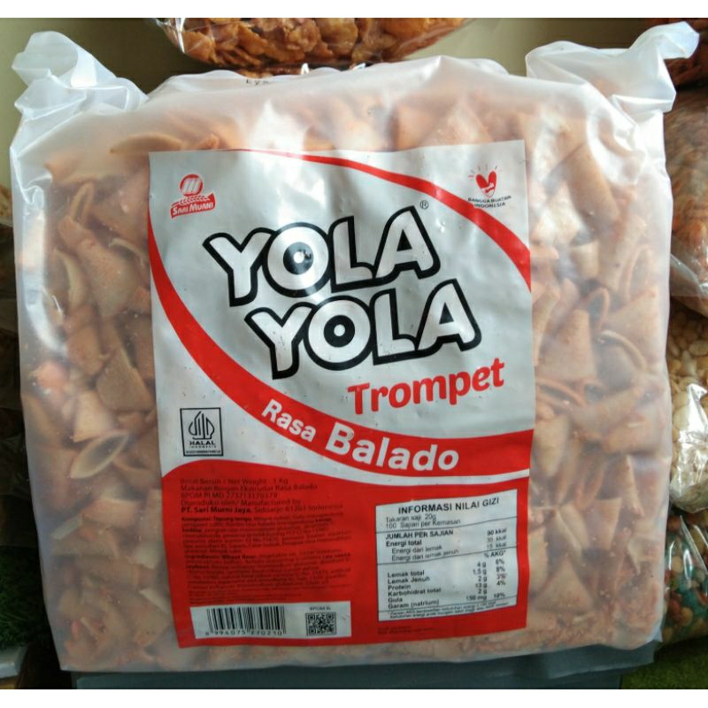 

1karton yola yola trompet rasa balado 2kg