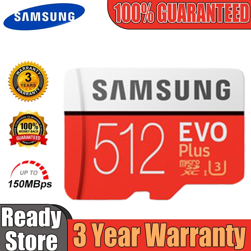 Memory card Samsung Evo plus 128GB/256GB/512GB MMC Micro SD With Adapter sd card