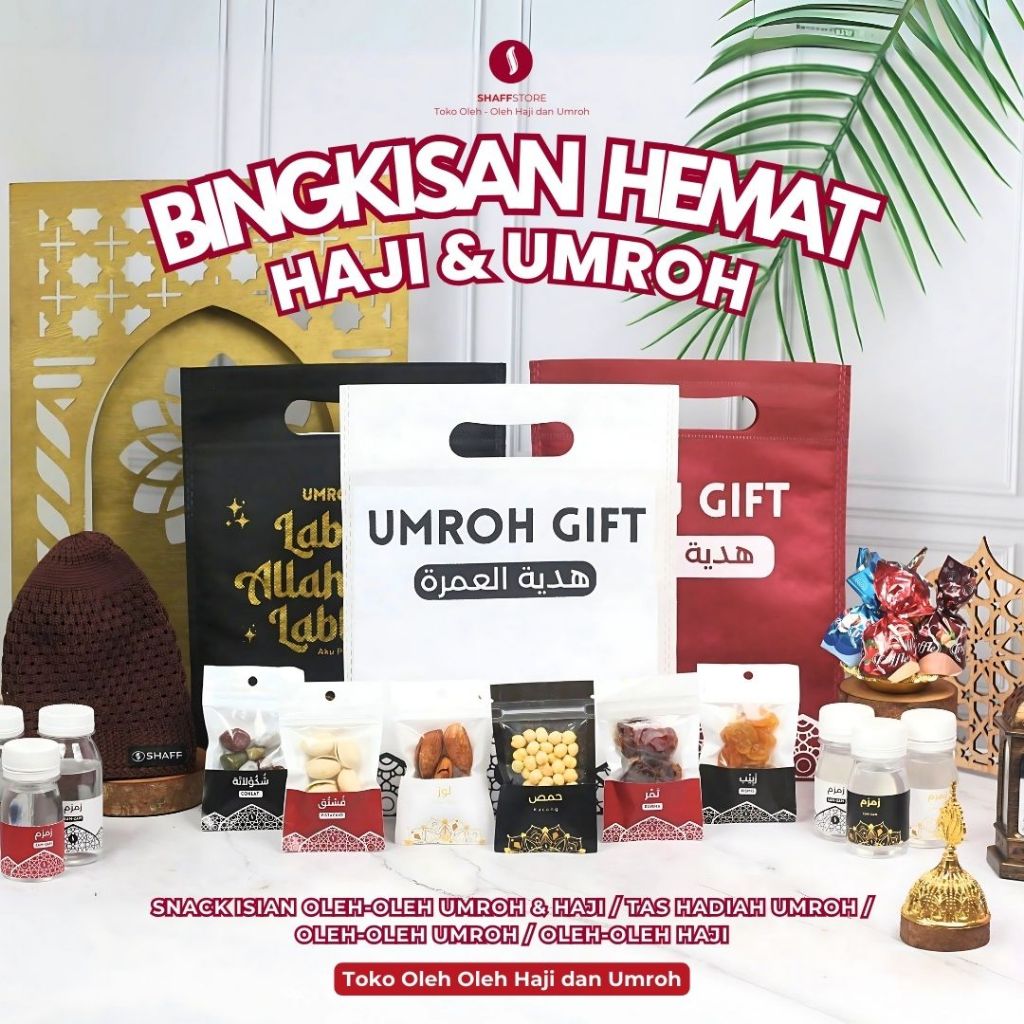 

Snack isian Oleh-Oleh Umroh & Haji / Tas Hadiah Umroh / Oleh-Oleh Umroh / Oleh-Oleh Haji [warna tulis di catatan]