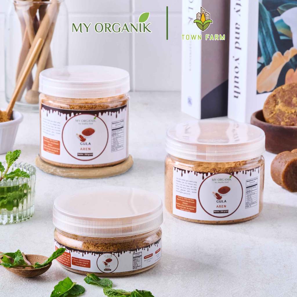 

My Organik Gula Aren Bubuk Organik Palm Sugar Asli 100% Aren Semut Palm Sugar Powder
