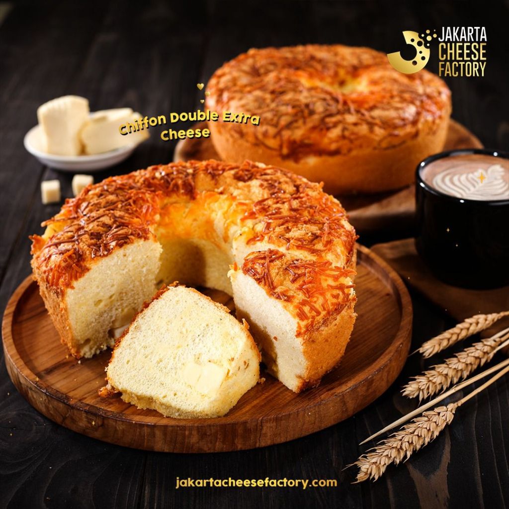 CHIFFON DOUBLE CHEESE JAKARTA CHEESE FACTORY