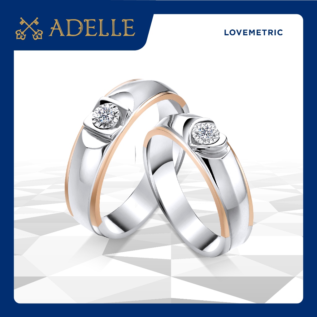 Cincin Pernikahan Adelle Jewellery - Edge Wedding Ring - Cincin Pernikahan
