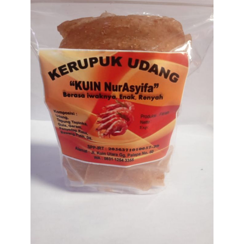 

kerupuk udang mentah