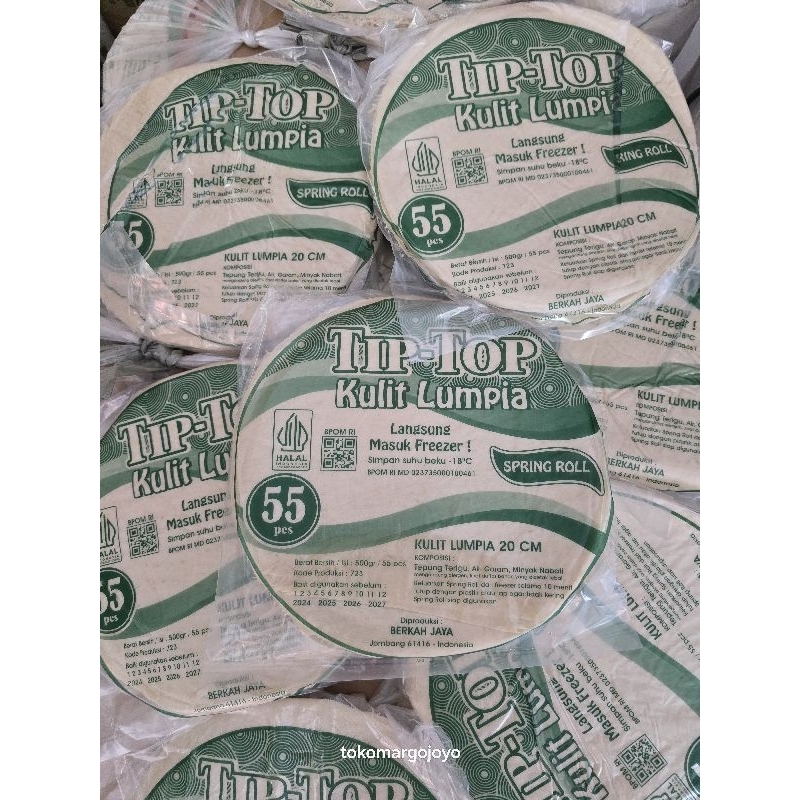 

Kulit Lumpia TIPTOP isi 55bj