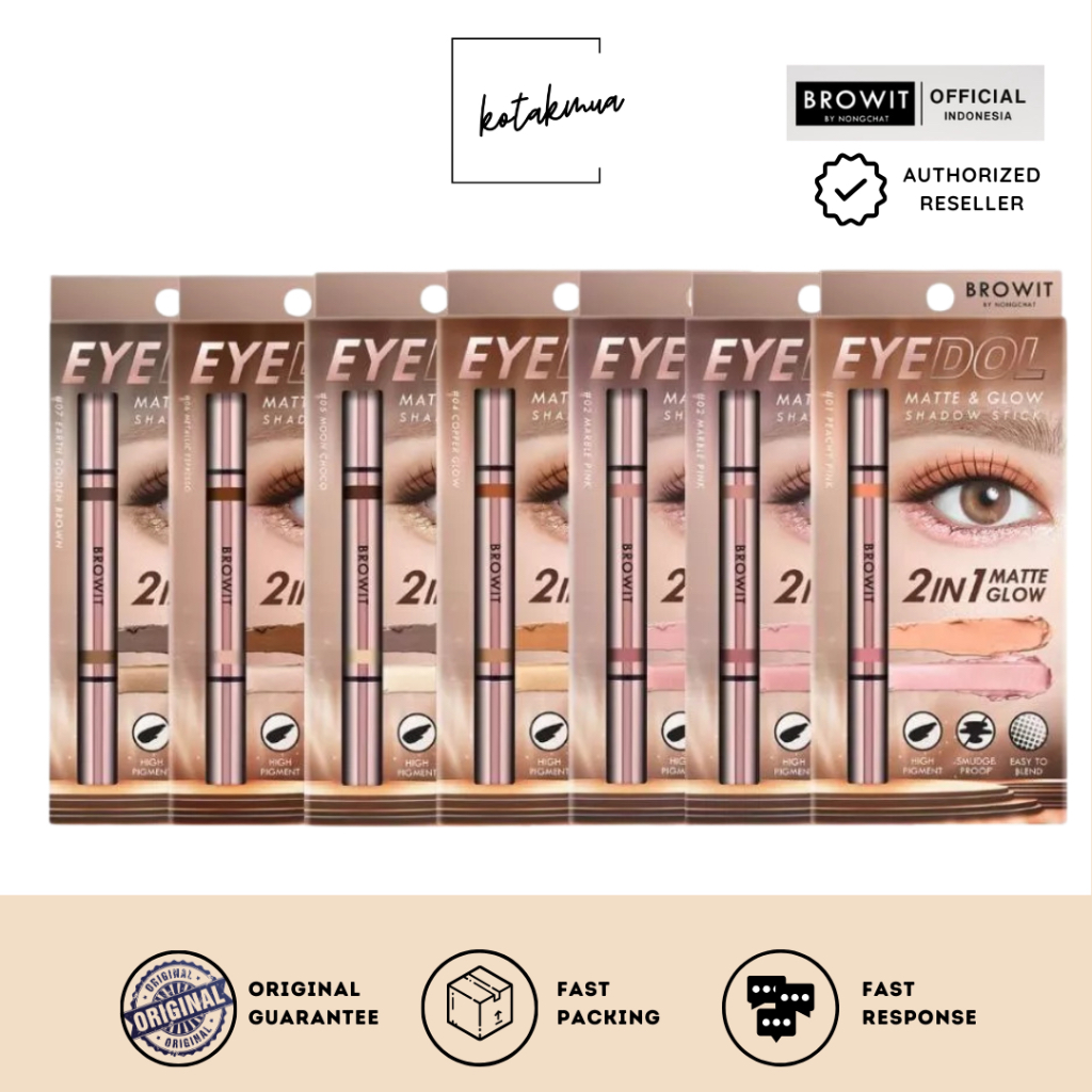 BROWIT Eyedol Matte & Glow Shadow Stick Eyeshadow Stick