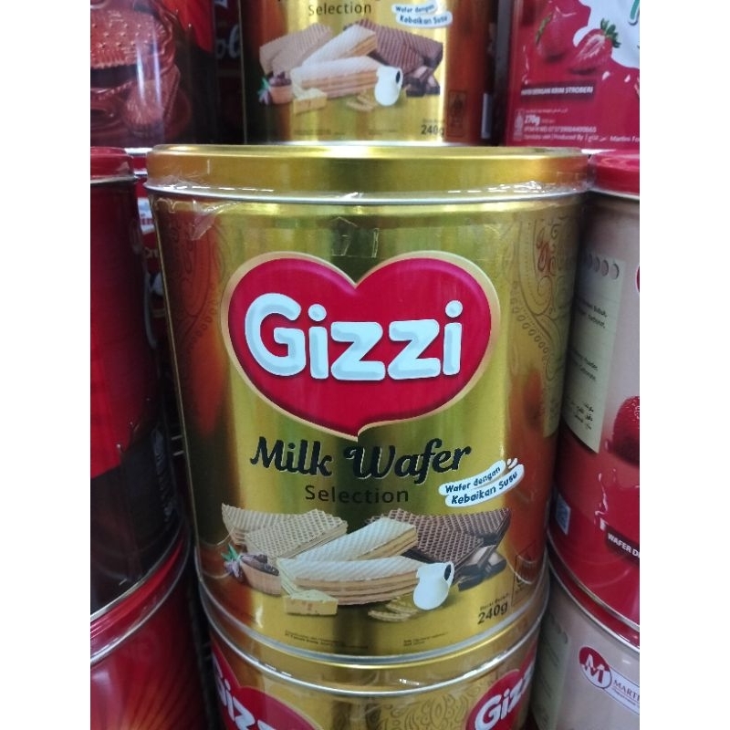 

dapat 6 kaleng wafer gizzi kaleng 240 gram