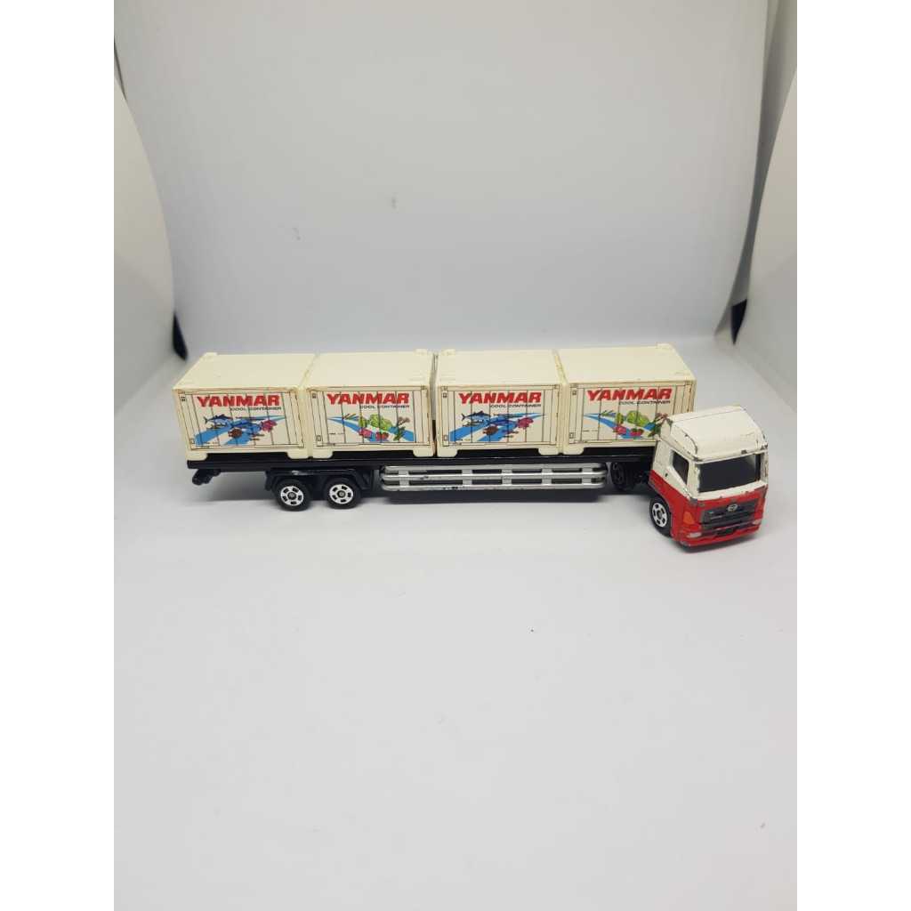 Tomica Long Hino Profia Trailer/Nissan Container Truck Original