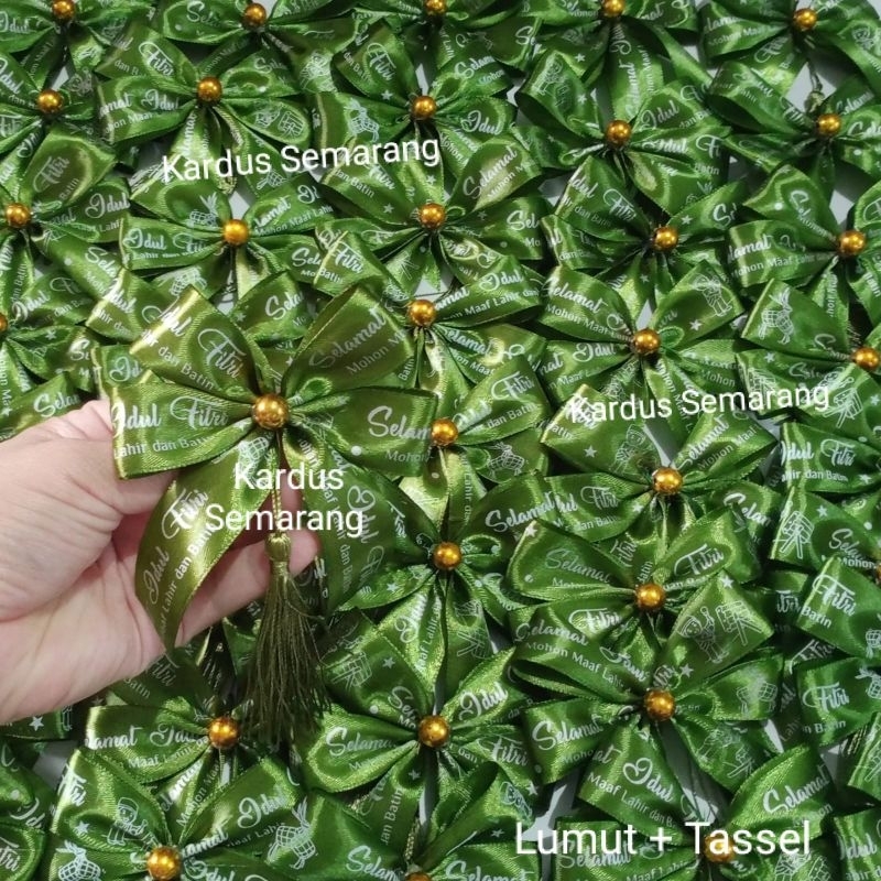 

PITA TEMPEL IDUL FITRI+TASSEL -/+9x13CM (per pcs)