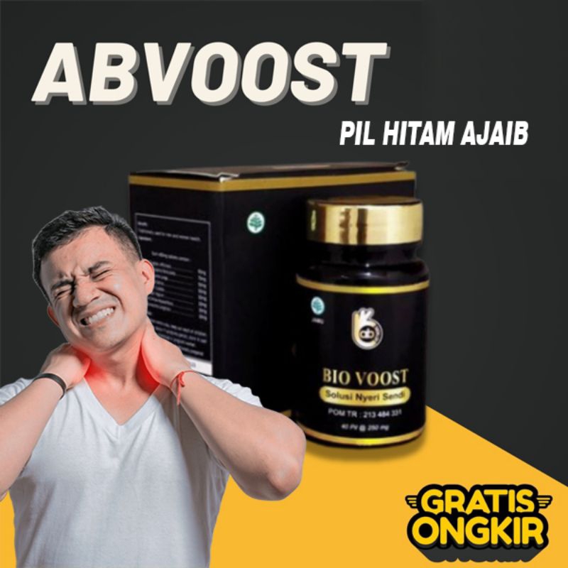 ABVOOST PIL HITAM AJAIB 1 BOTOL ISI 40 PIL  / BIO VOOST / NEO BOOST / AB3 PIL ORIGINAL