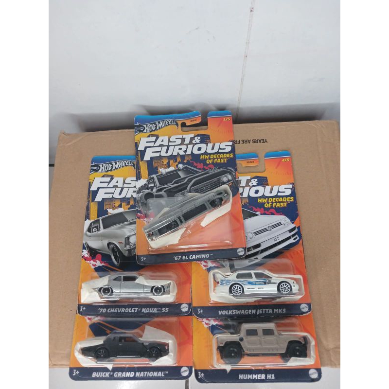 hotwheels fast and furious satu set