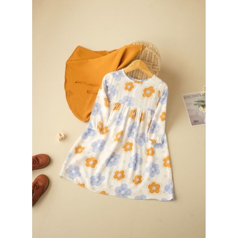 Set Gamis anak / Gamis perempuan / Gamis anak/ baju anak / baju muslim / baju anak muslim / 1- 5 tah