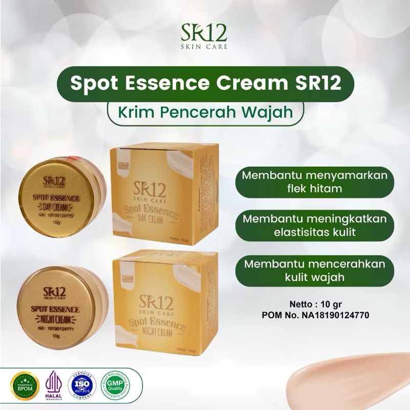 SPOT ESSENCE DAY & NIGHT CREAM HERBAL SKINCARE SR12