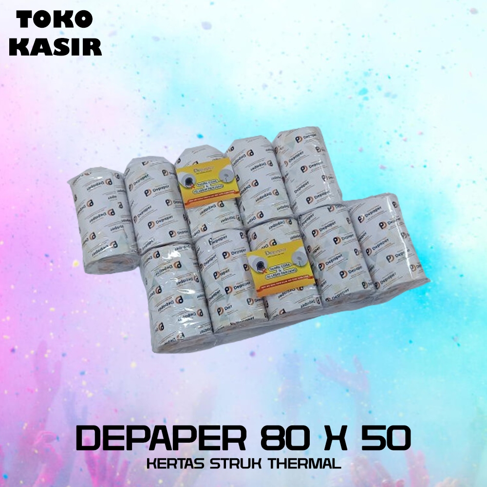 

DePaper 80x50 - Kertas Struk Thermal 80mm