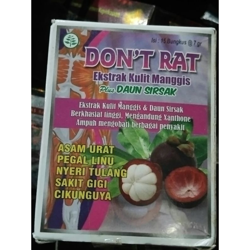 

Serbuk Dont Rat Pegal Linu Asam Urat