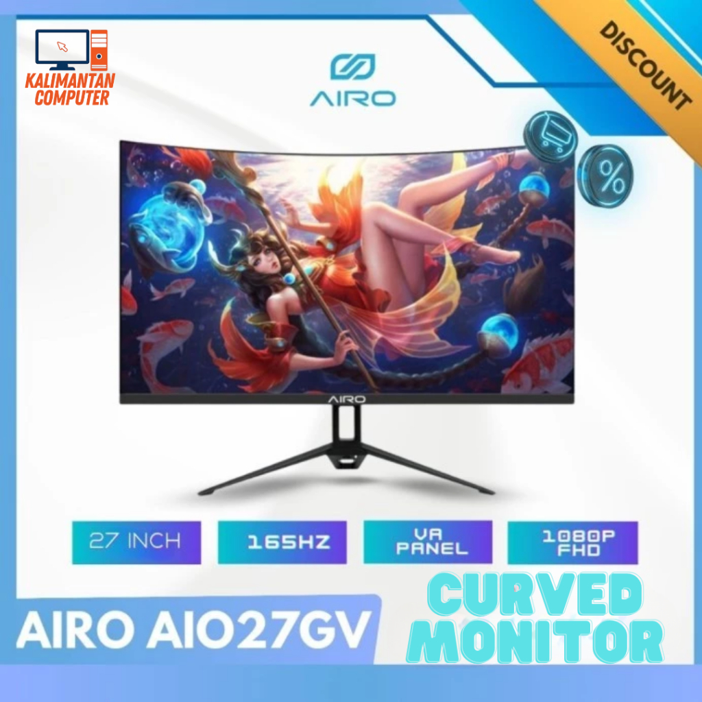 Monitor Airo AIO27GV 165Hz 1080P 27 Inch Gaming curved monitor