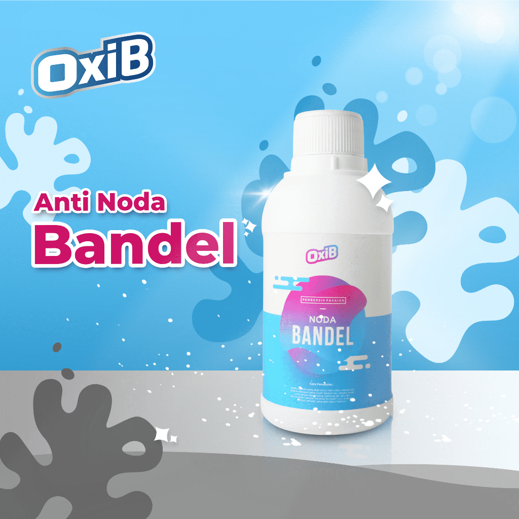 PACKING DUS OxiB Anti Noda Bandel Pembersih Noda Bandel Pakaian Noda Bandel Penghilang Noda Bandel