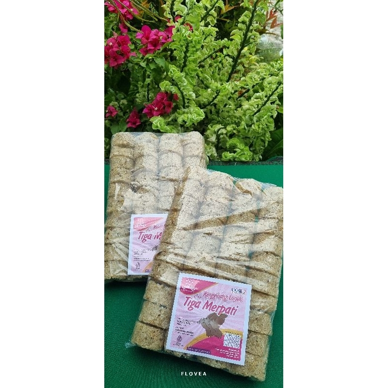 

Cemilan Batik Madura Flovea /Rengginang 3 merpati super Teri bulat