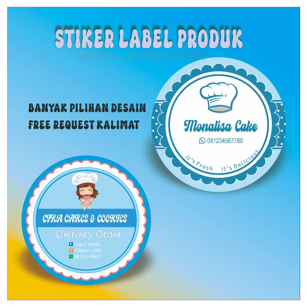 

STIKER LABEL MAKANAN-LABEL PRODUK-STIKER PROSUK
