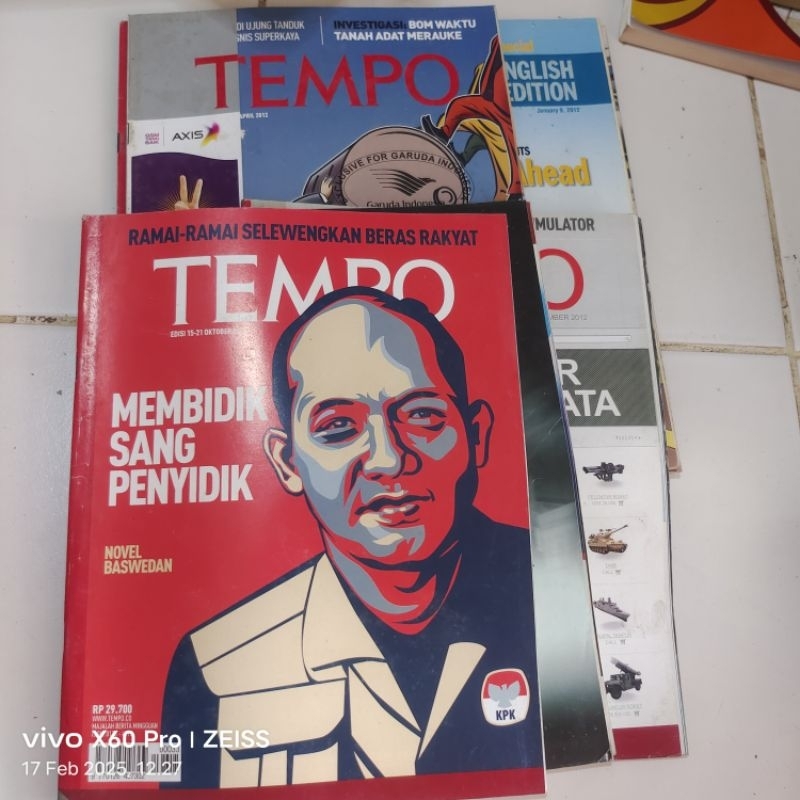 MAJALAH TEMPO TAHUN 2012