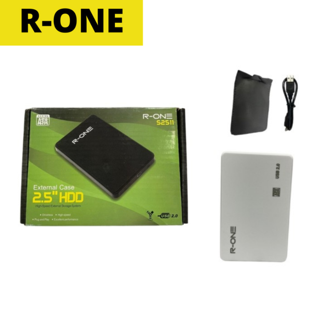 R-ONE Enclosure  Casing Hardisk External/Hdd Case 2.5" Sata Usb 2.0