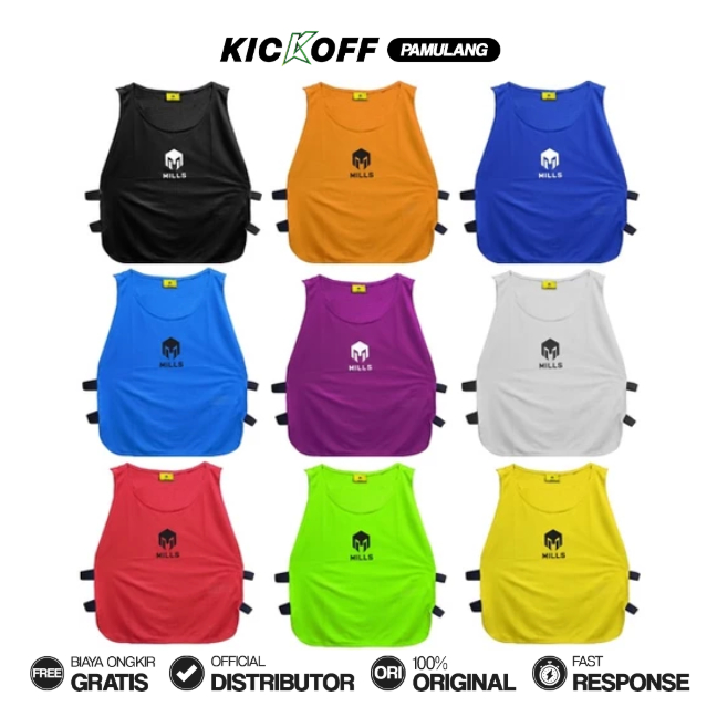 ROMPI TRAINING MILLS / ROMPI FUTSAL MILLS / ROMPI SEPAK BOLA MILLS TRAINING BIBS 9002