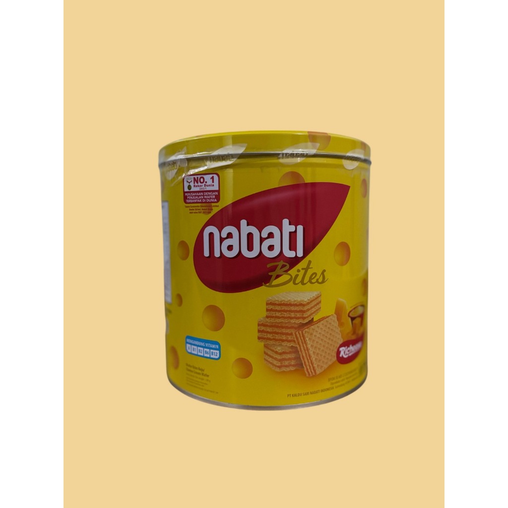 

Nabati Wafer Kaleng Kemasan 287 gr All Varian