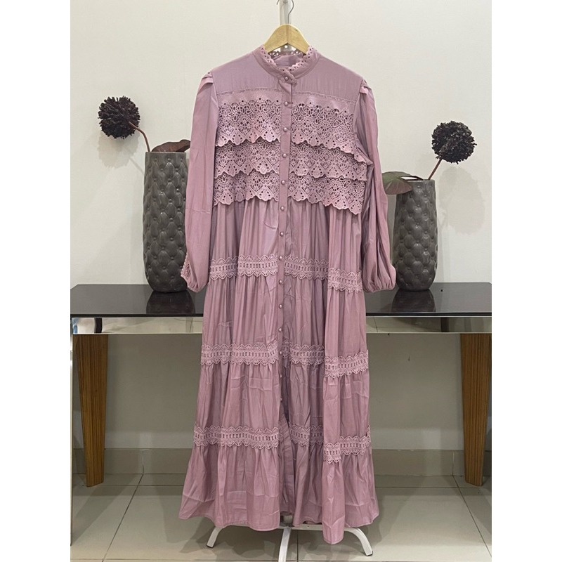 NEW WITH TAG SOIRE DRESS KATUN RENDA PREMIUM ORI BY LAFREYA