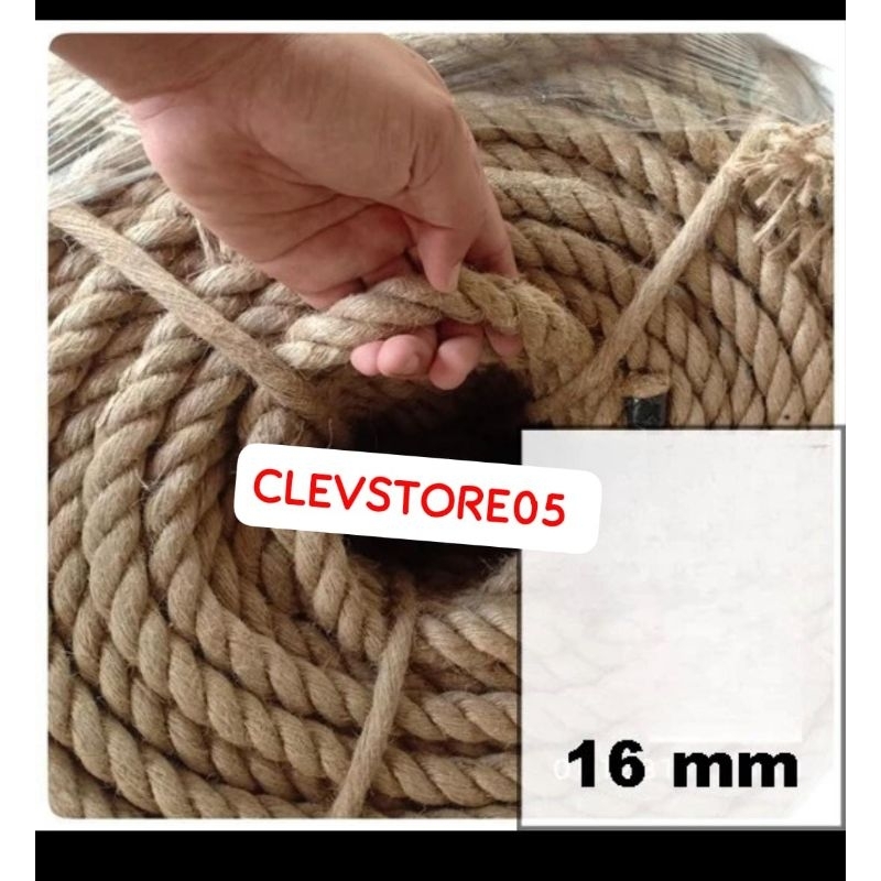 

Tali TAMBANG MANILA BESAR 16mm - 40mm /Tali TAMBANG import high Quality Tali Lomba Tarik Tambang